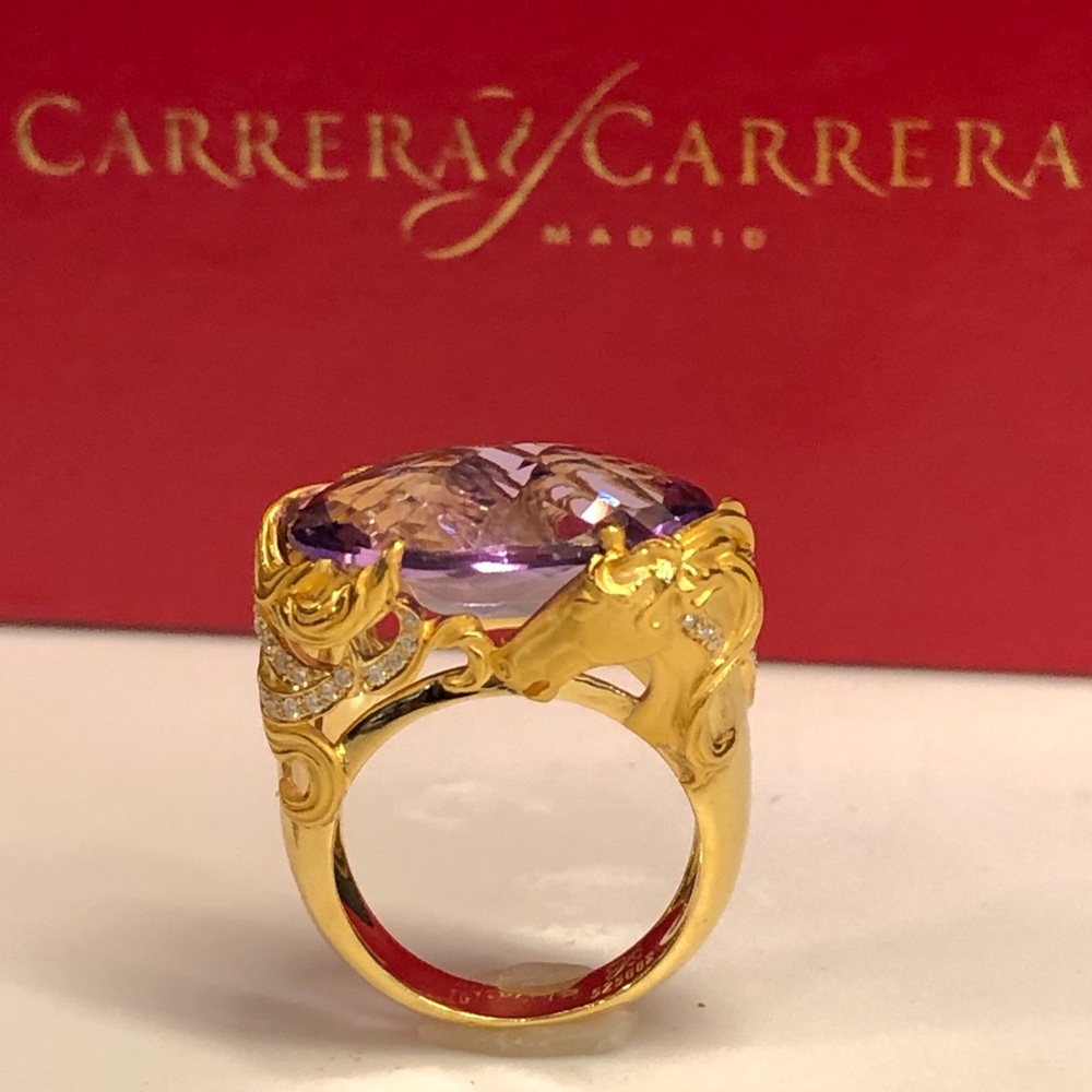 Carrera Y Carrera “Caballo”Ring in 18k Yellow Gold